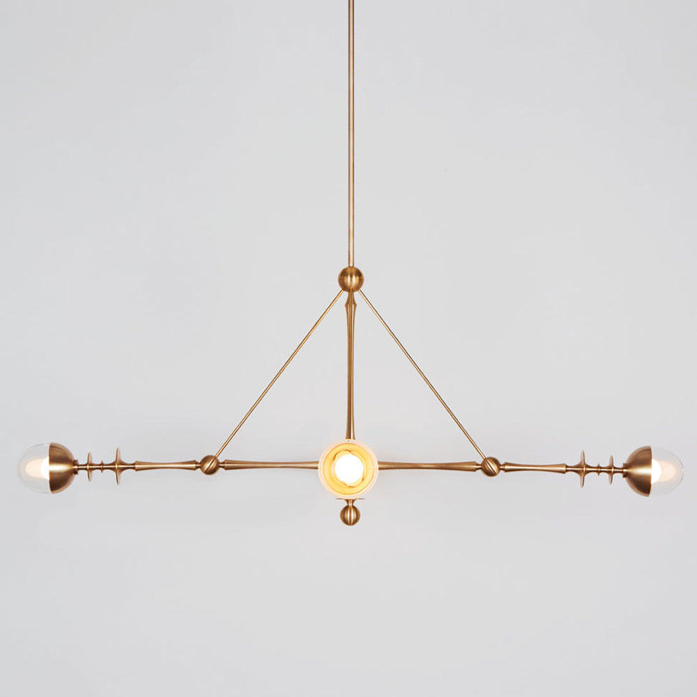 Rue Sala Four Arm LED Pendant Light in Detail.
