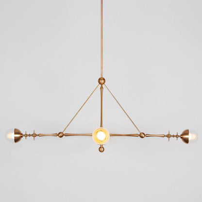 Rue Sala Four Arm LED Pendant Light in Detail.