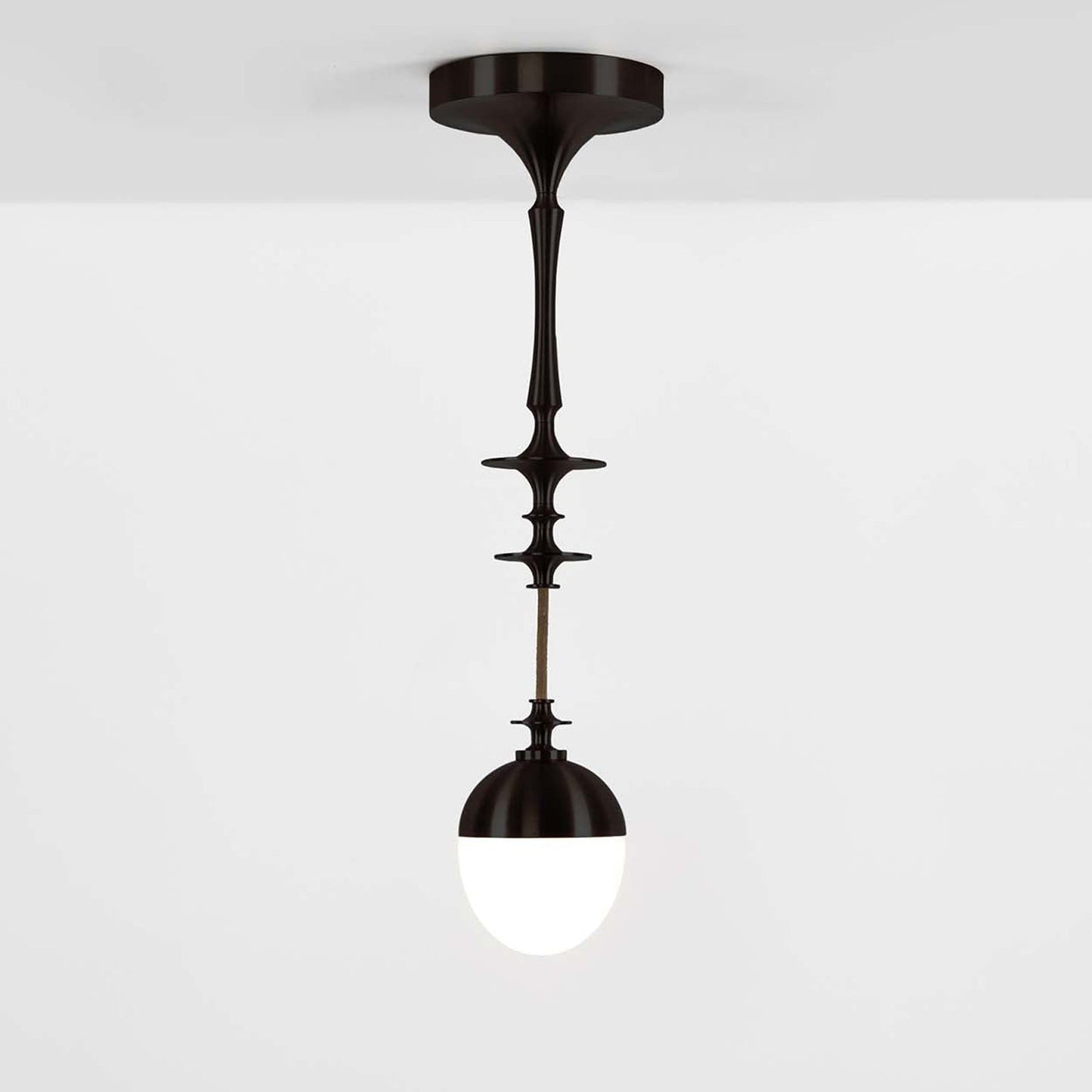 Rue Sala Single LED Pendant Light in Detail.