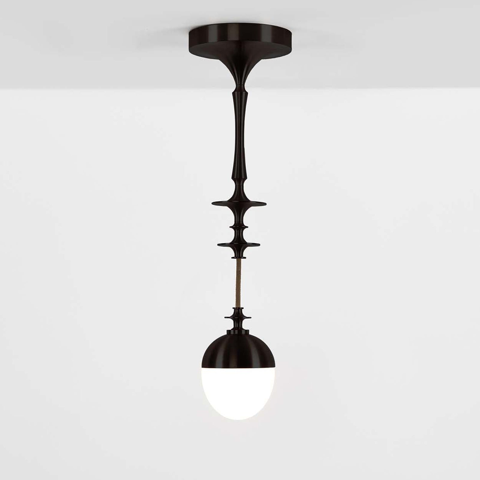 Rue Sala Single LED Pendant Light in Detail.