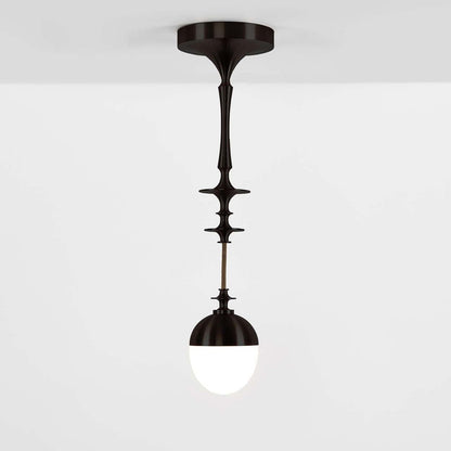 Rue Sala Single LED Pendant Light in Detail.