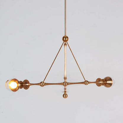 Rue Sala Two Arm LED Pendant Light in Detail.