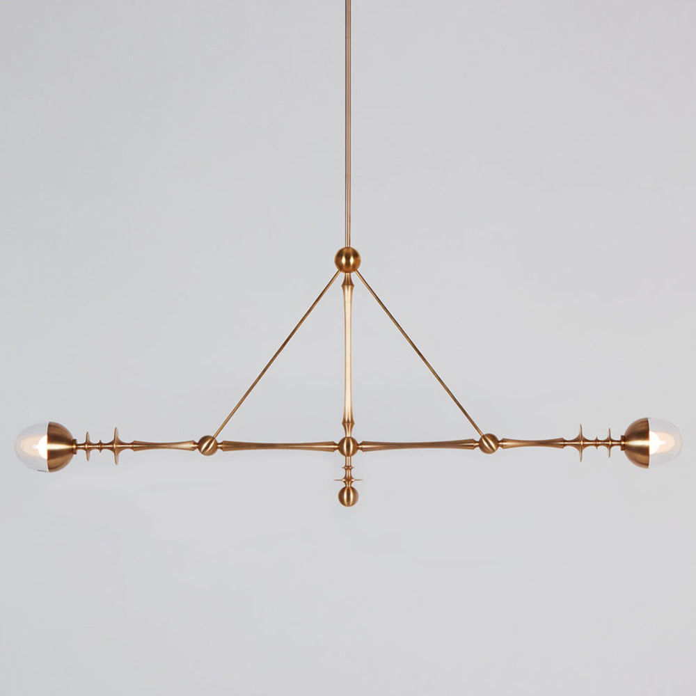 Rue Sala Two Arm LED Pendant Light in Detail.