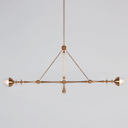 Rue Sala Two Arm LED Pendant Light in Detail.