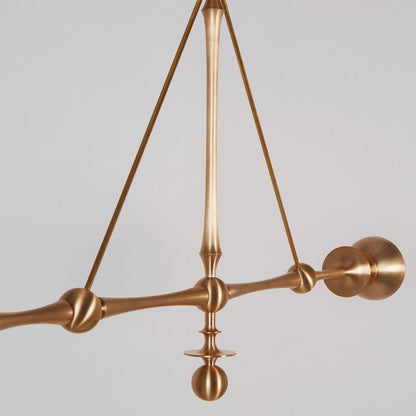 Rue Sala Two Arm LED Pendant Light in Detail.