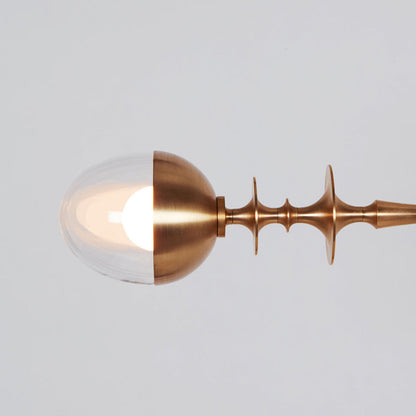 Rue Sala Two Arm LED Pendant Light in Detail.