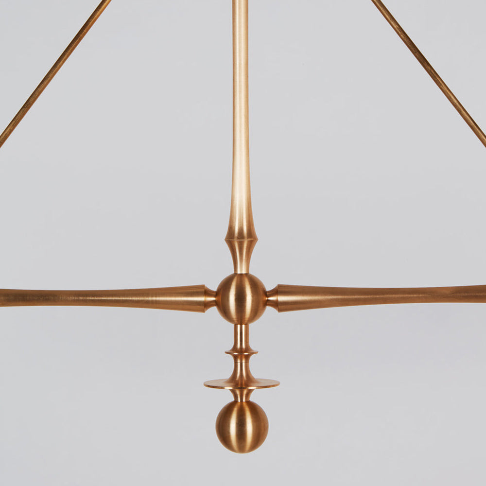 Rue Sala Two Arm LED Pendant Light in Detail.