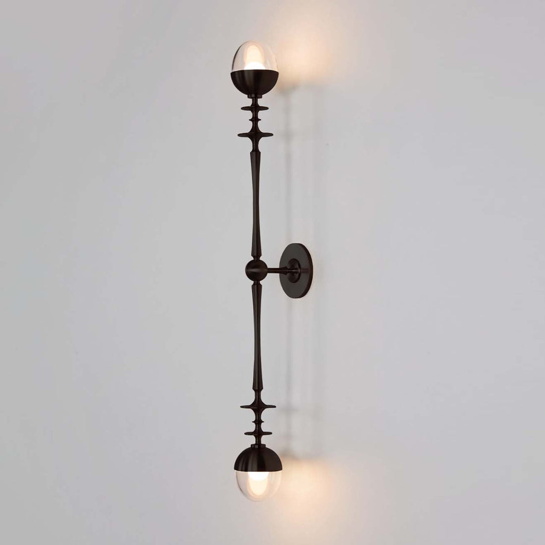 Rue Sala Two Arm LED Wall Light in Detail.
