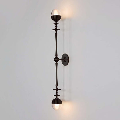 Rue Sala Two Arm LED Wall Light in Detail.