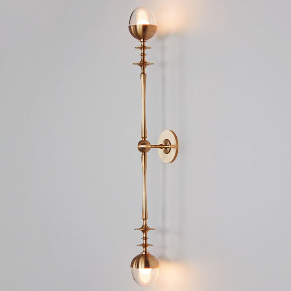Rue Sala Two Arm LED Wall Light in Detail.