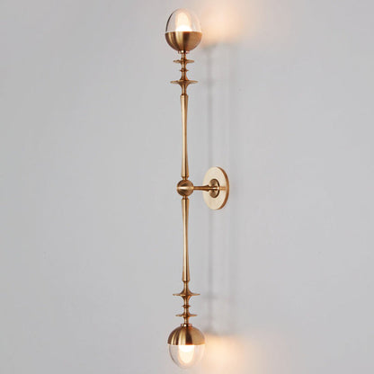 Rue Sala Two Arm LED Wall Light in Detail.