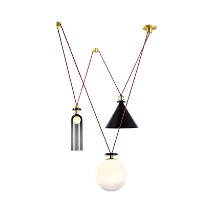 Shape Up Multi-light Pendant Light.
