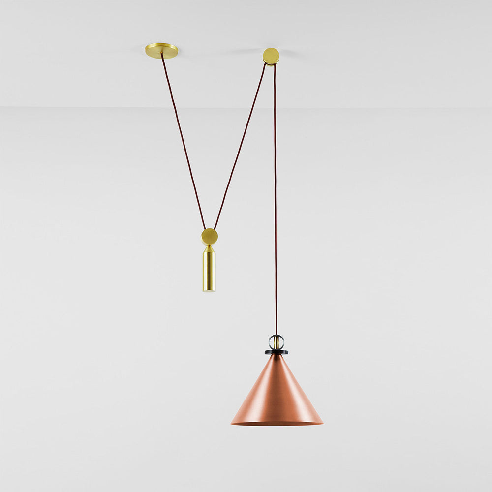 Shape Up Cone Pendant Light in Detail.