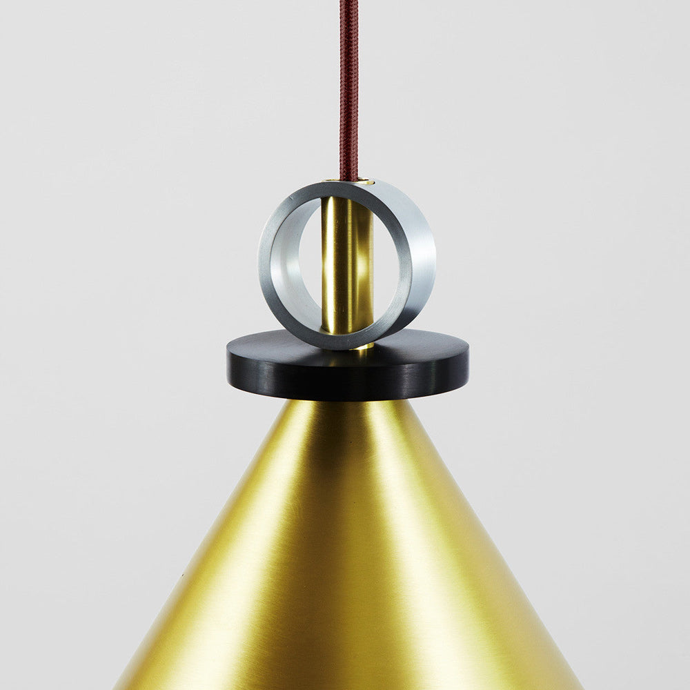 Shape Up Cone Pendant Light in Detail.