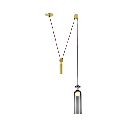 Shape Up Cylinder Pendant Light in Currant.