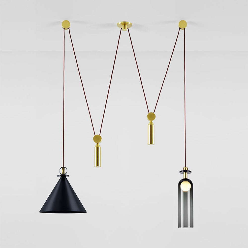 Shape Up Double Pendant Light in Detail.