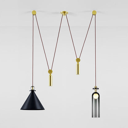 Shape Up Double Pendant Light in Detail.