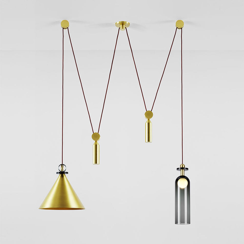 Shape Up Double Pendant Light in Detail.