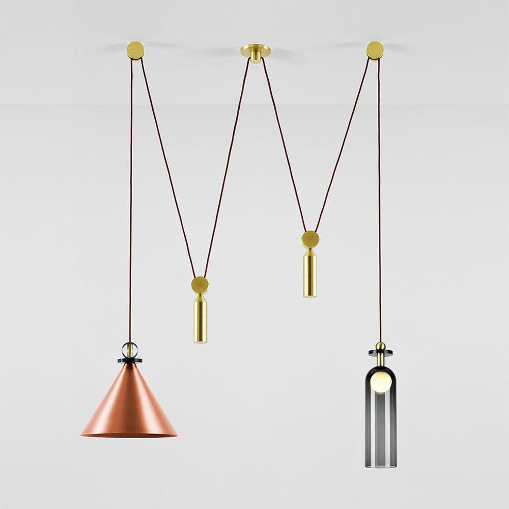 Shape Up Double Pendant Light in Detail.