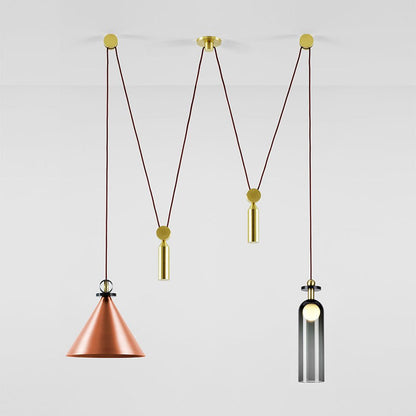 Shape Up Double Pendant Light in Detail.