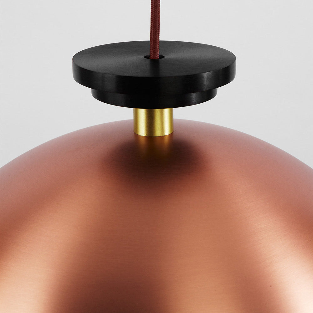 Shape Up Hemisphere Multi-Light Pendant Light in Detail.