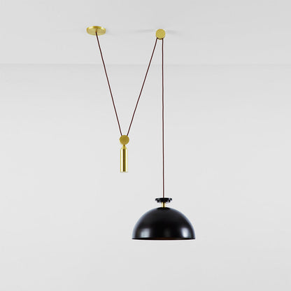 Shape Up Hemisphere Pendant Light in Detail.