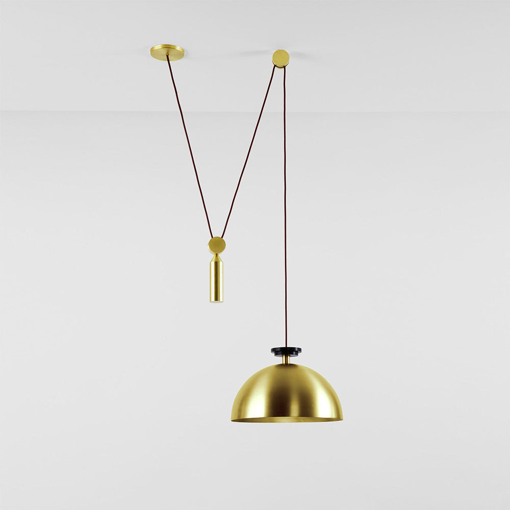 Shape Up Hemisphere Pendant Light in Detail.
