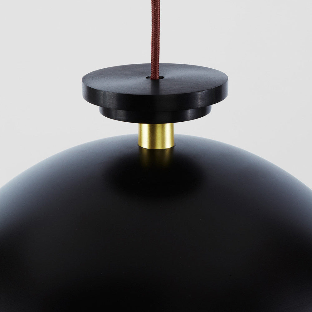 Shape Up Hemisphere Pendant Light in Detail.