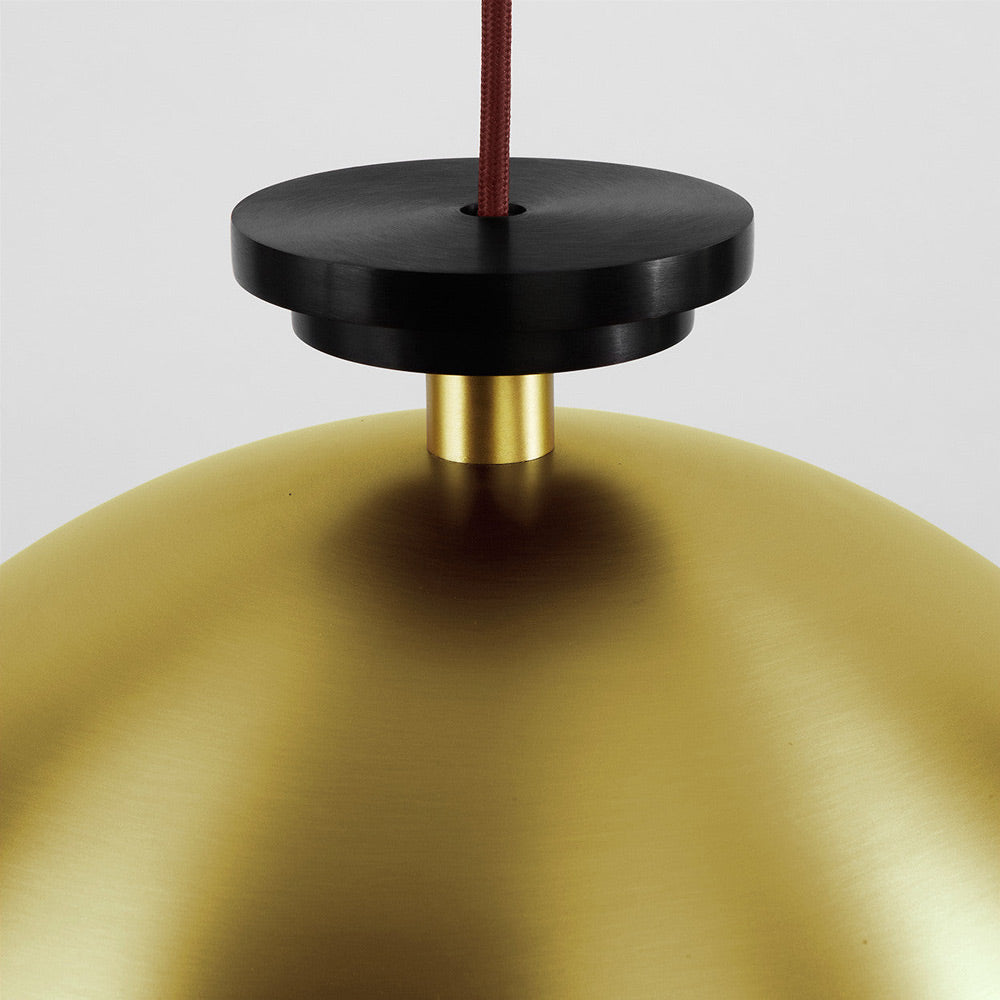 Shape Up Hemisphere Pendant Light in Detail.