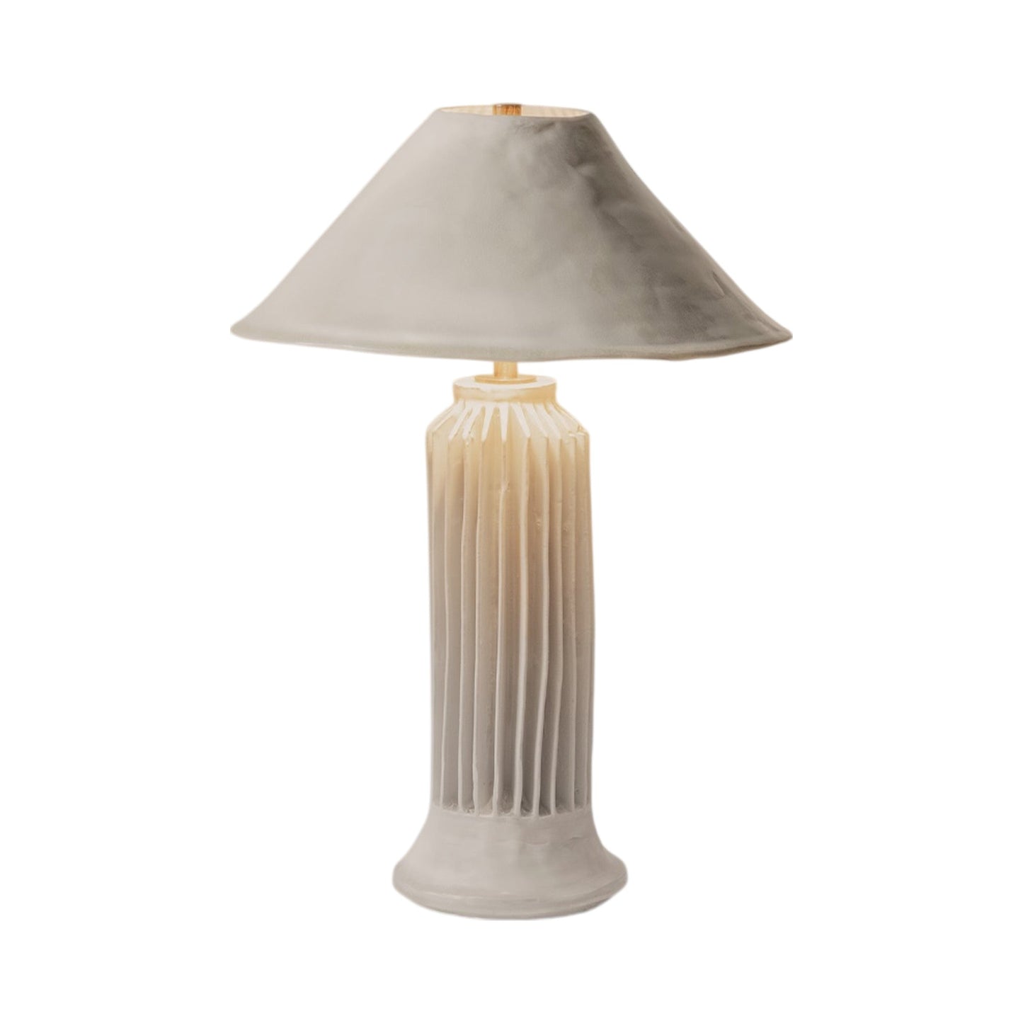Silo II LED Table Lamp in Gloss White.