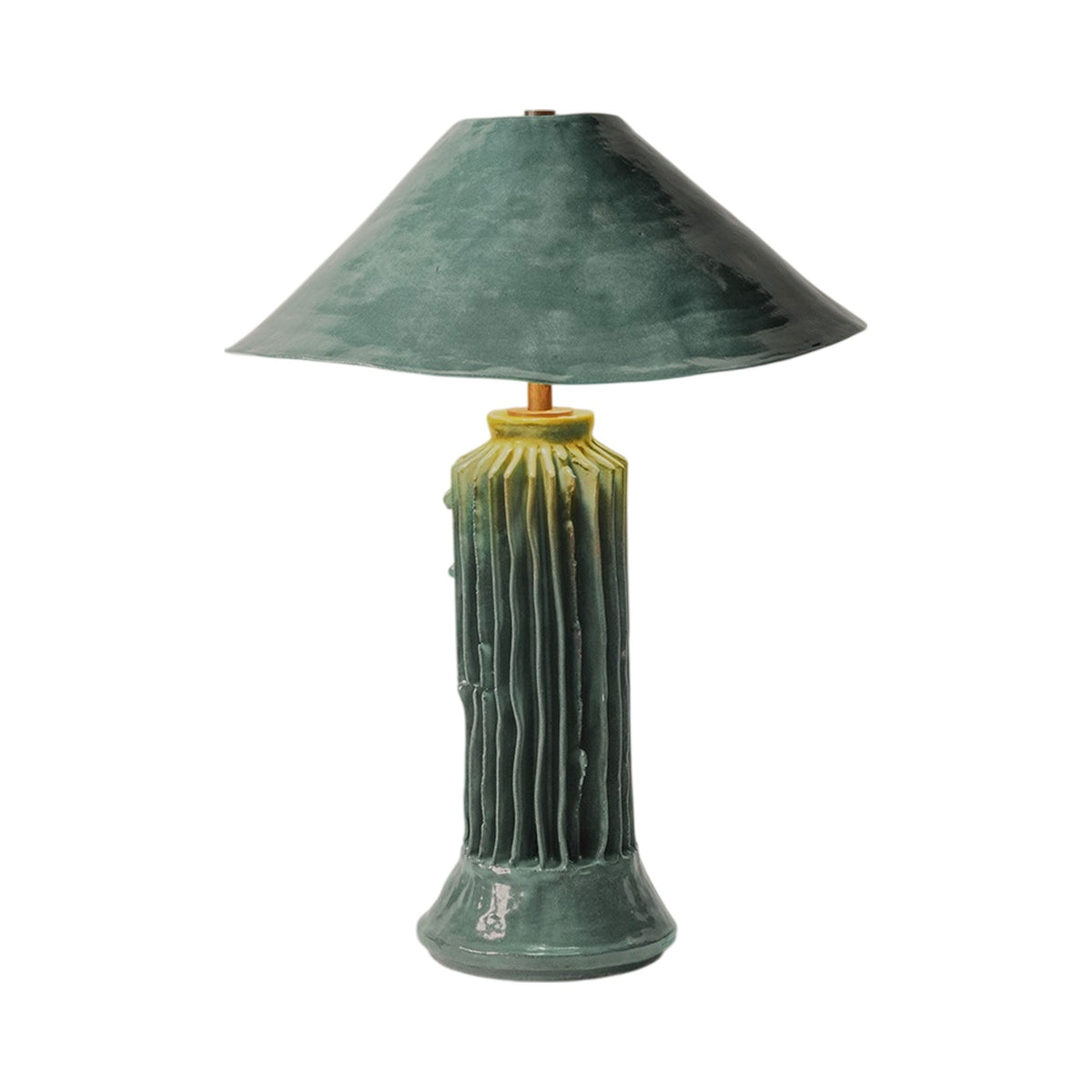 Silo II LED Table Lamp in Lagoon.
