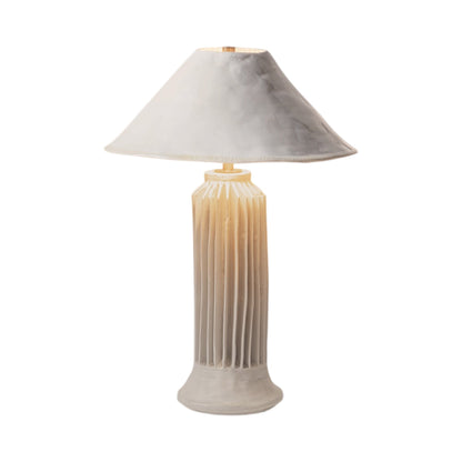 Silo II LED Table Lamp in Wax.