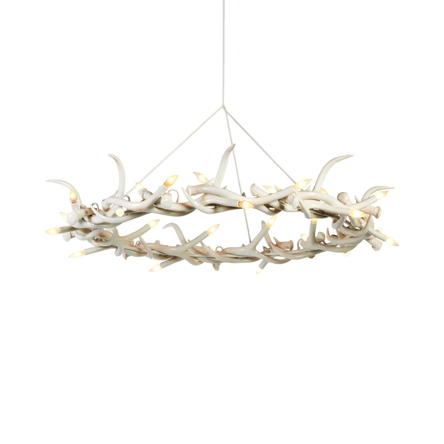 Superordinate Antler Ring Chandelier (120V).