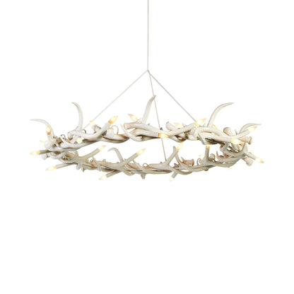 Superordinate Antler Ring Chandelier (120V).