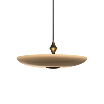 The Met Pendant Light in Brass (22-Inch).