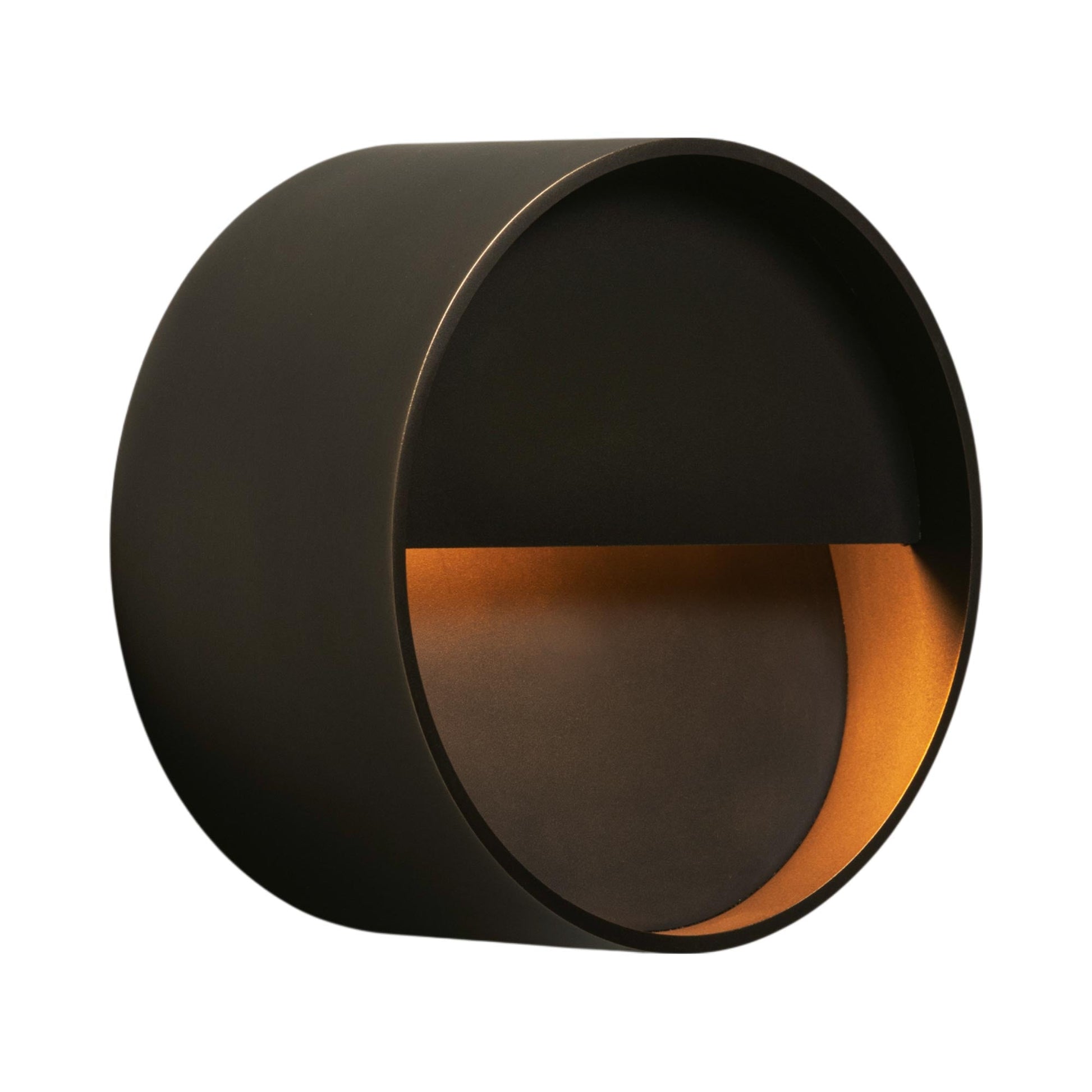 Tobor LED Wall Light in Antique Brass.