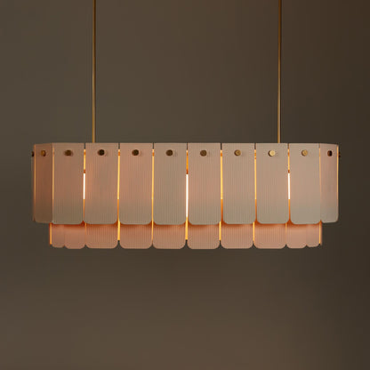 Veil Linear LED Pendant Light in Detail.
