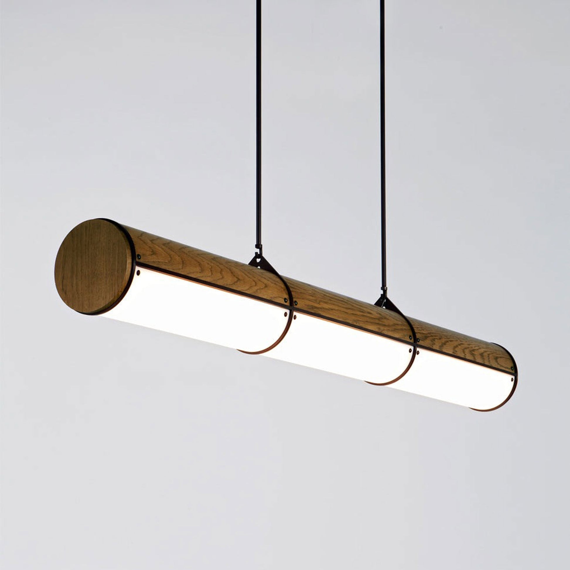 Woody Endless Linear LED Pendant Light in Detail.
