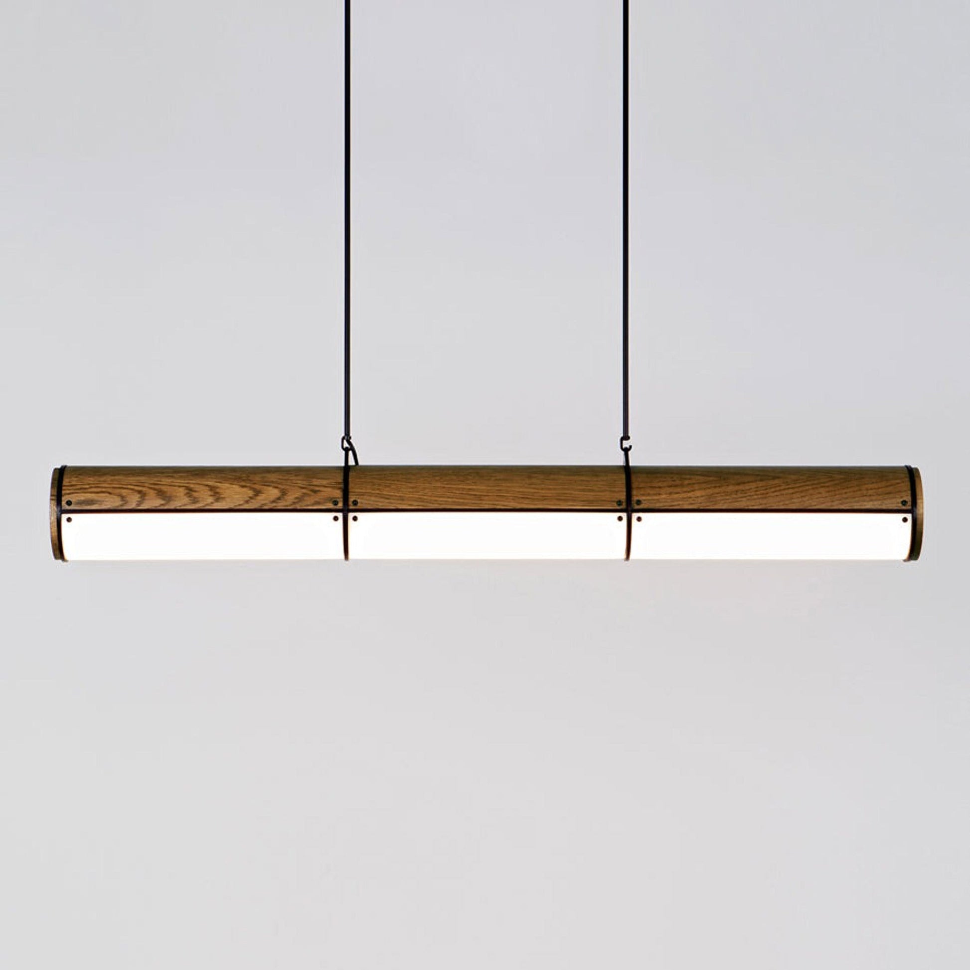 Woody Endless Linear LED Pendant Light in Detail.