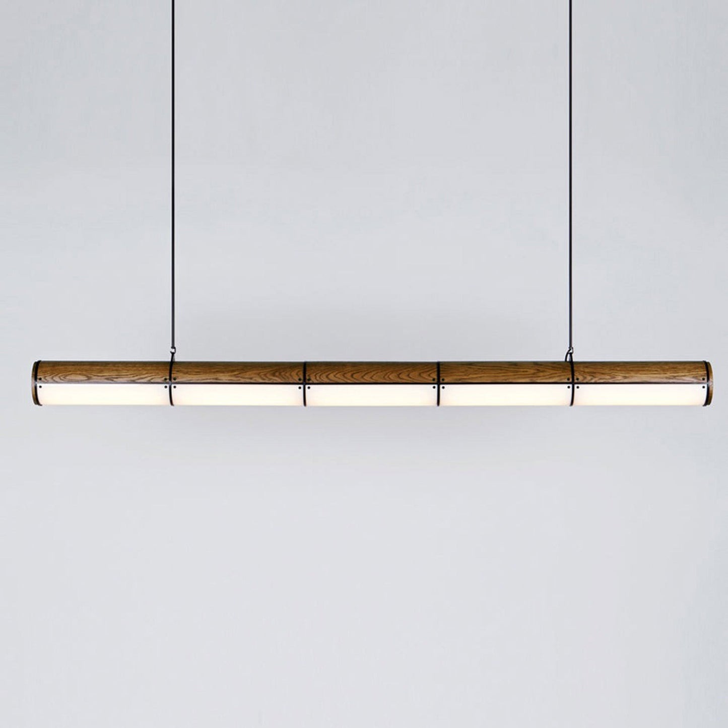 Woody Endless Linear LED Pendant Light in Detail.