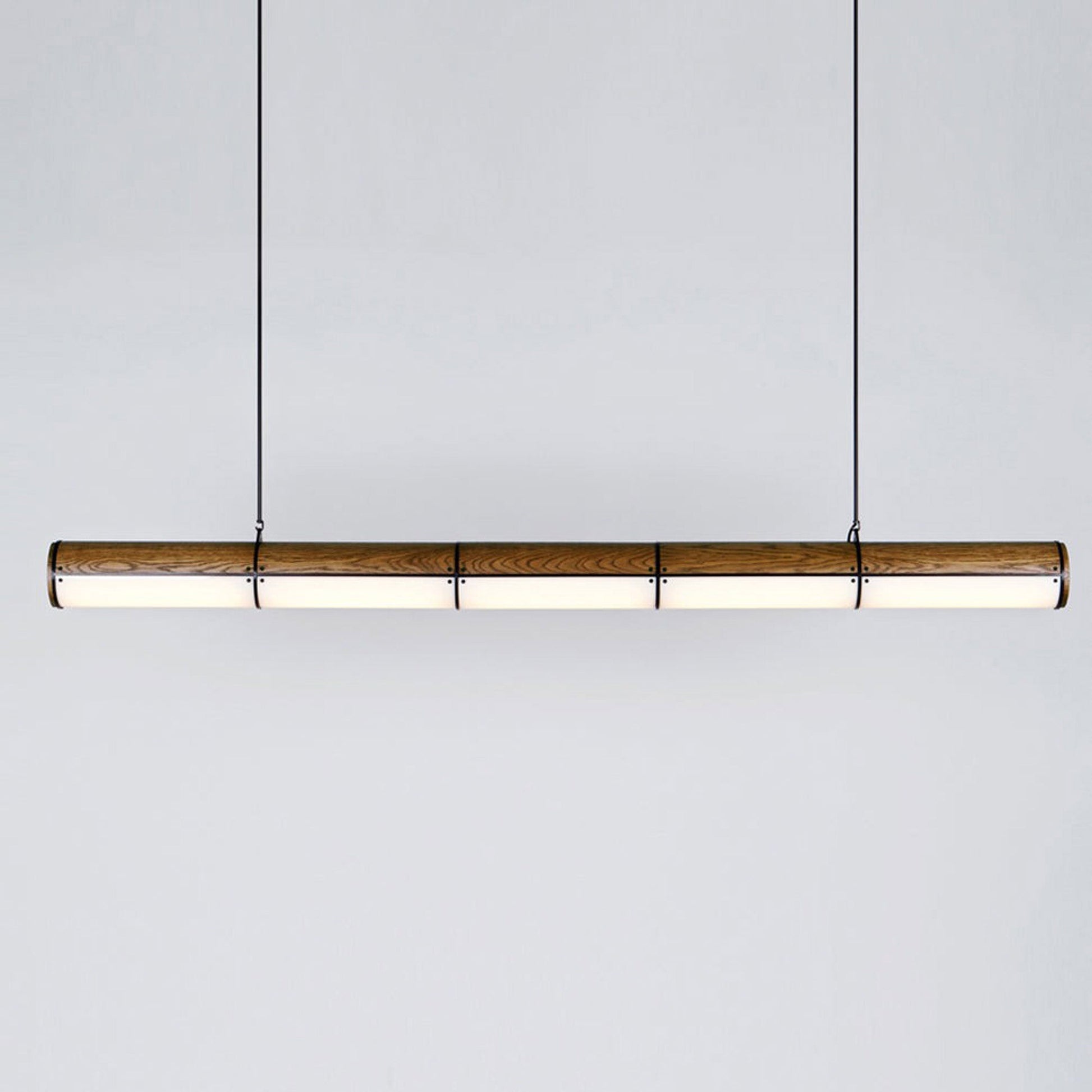 Woody Endless Linear LED Pendant Light in Detail.