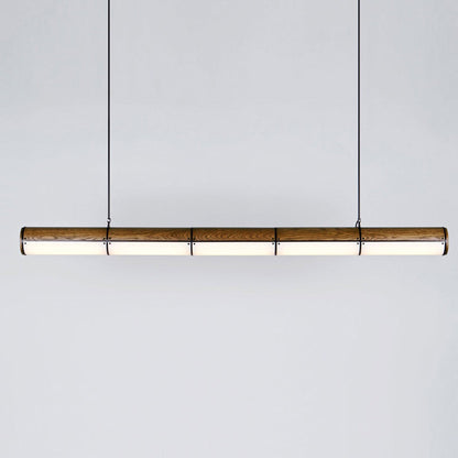 Woody Endless Linear LED Pendant Light in Detail.
