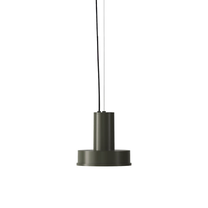 Arne S Domus Outdoor LED Pendant Light in Dark Green.