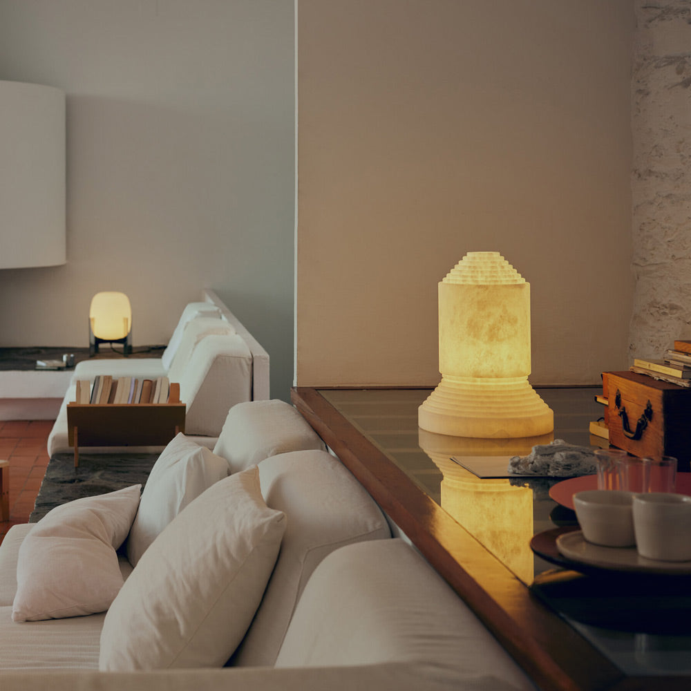 Babel Table Lamp in living room.