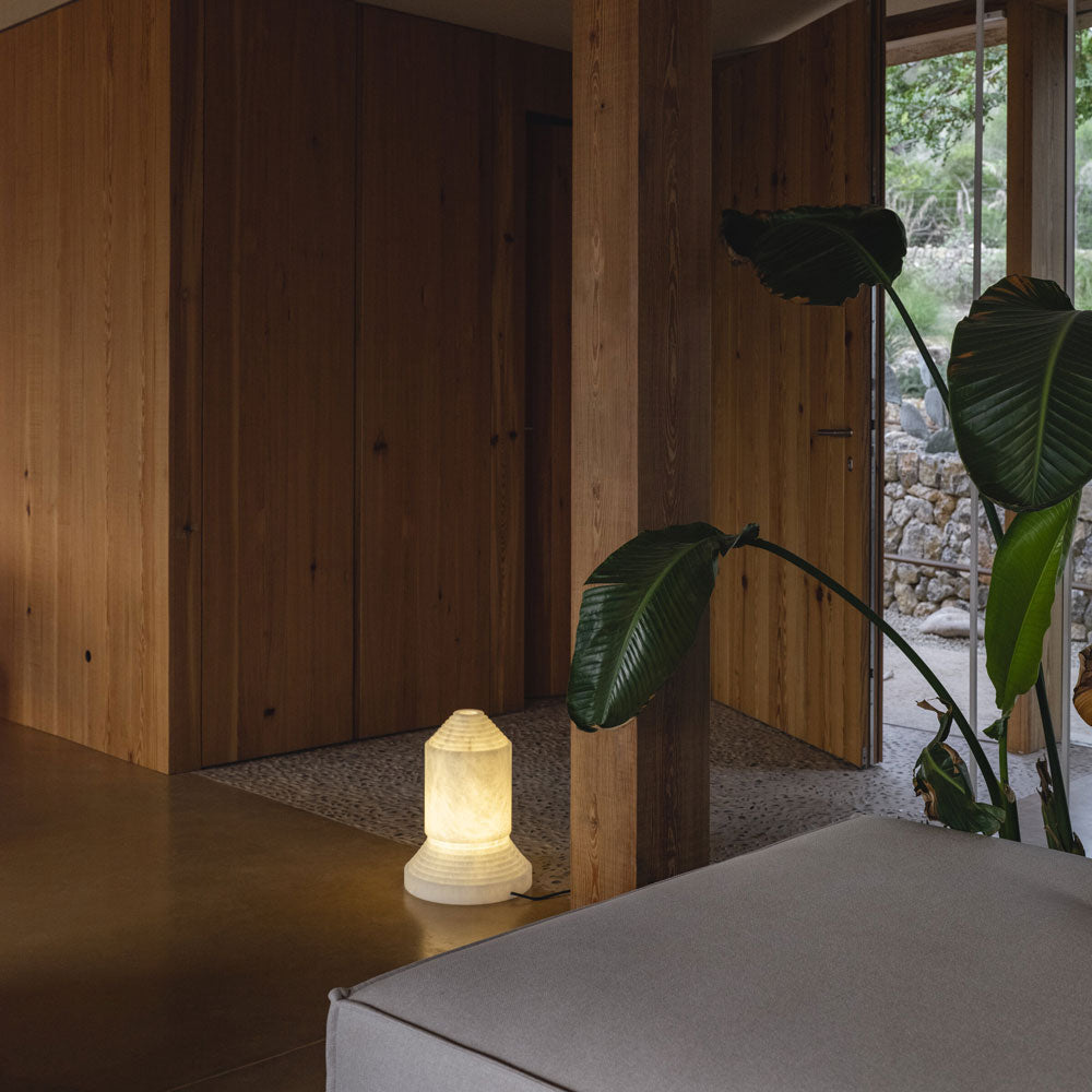 Babel Table Lamp in living room.