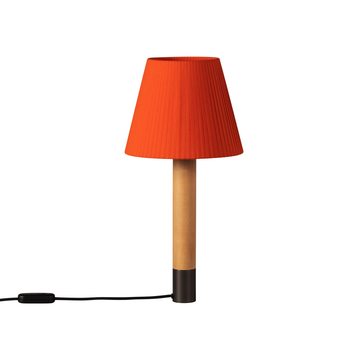 Básica M1 Table Lamp in Bronze/Red-amber Shade (Without Stabilizing Disc).