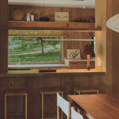 Básica M1 Table Lamp in dining room.