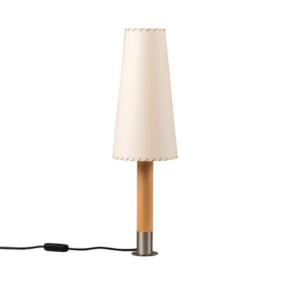 Básica M2 Table Lamp in Nickel (With Stabilizing Disc).