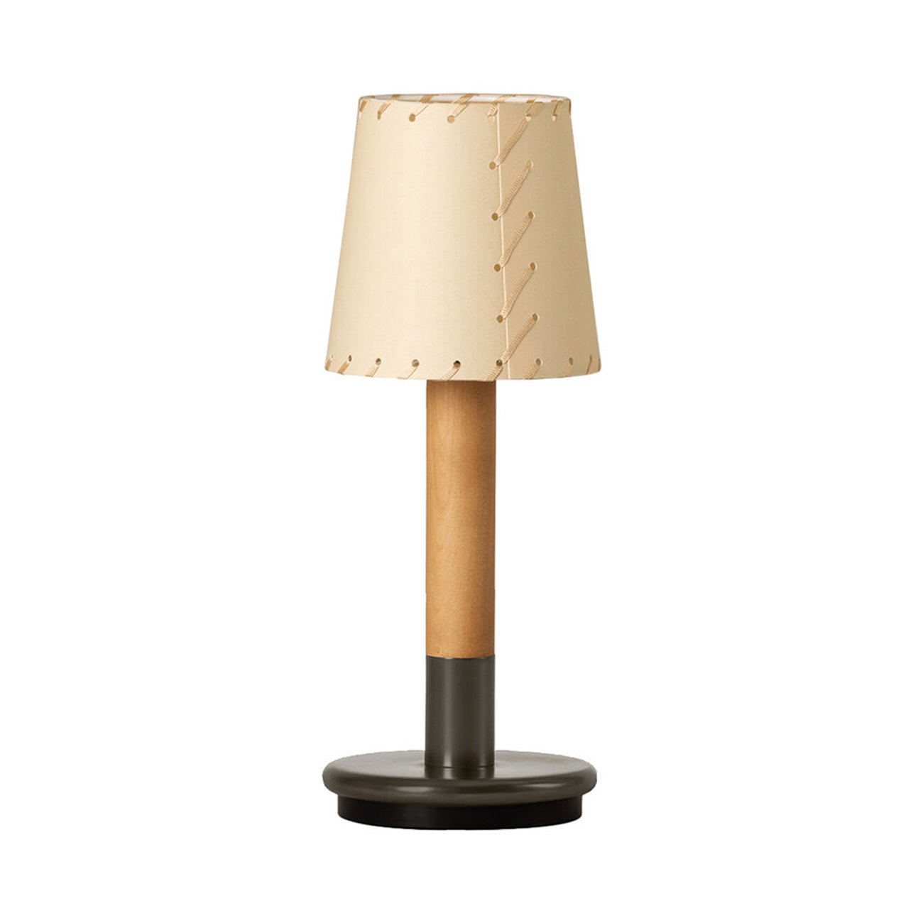 Básica Mini LED Rechargeable Table Lamp in Beige.