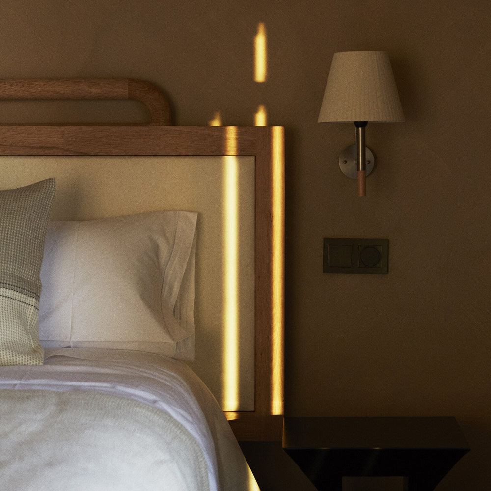 BC2 Wall Light in bedroom.